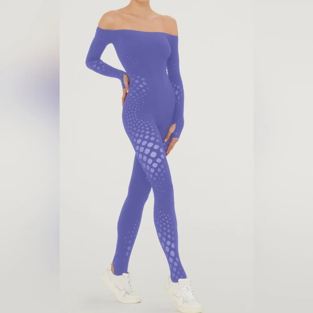 Wolford Vibrant Purple Jumpsuit - Picture 8 of 8